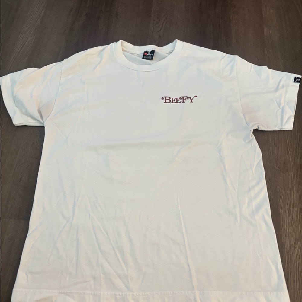 Beefy White Short Sleeve Men's Tee